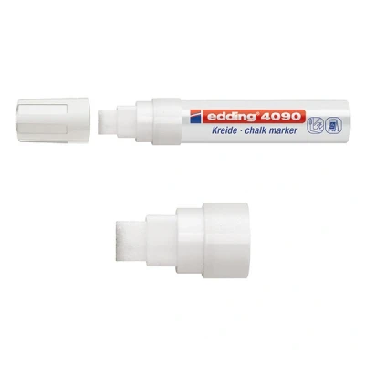 Bild av Edding4 4090 Markör, linjebredd 2 15 mm, Vit