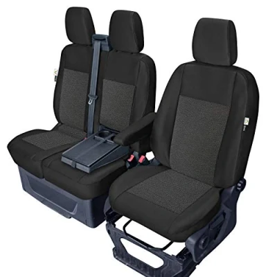 Bild av Kegel Blazusiak Sätesöverdrag Tailor Made passar perfekt med Ford Transit Custom från 2012 och 2018 tygöverdrag nyhet