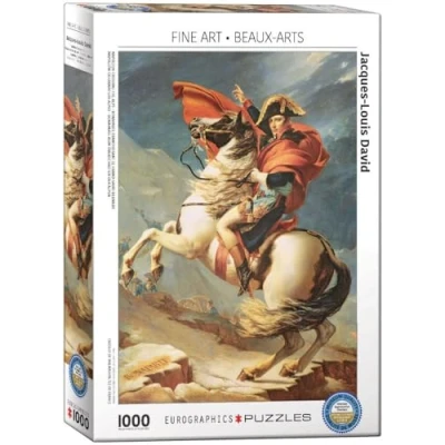 Bild av Napoleon Crossing the Alps by Jacques Louis David