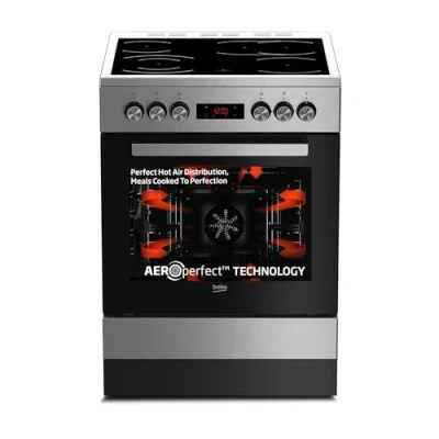 Bild av Beko FSM67320GXS Spis fristående bredd: 60 cm djup: höjd: 85 Klass A rostfritt stål