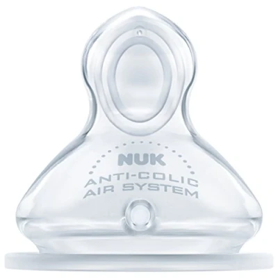 Bild av NUK dinapp First Choice+ silicon 2 pack, stl M (0 6 mån)