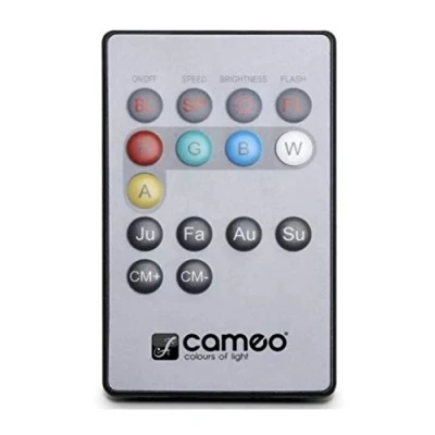 Bild av Cameo Light CLPFLAT1REMOTE infraröd fjärrkontroll för Flat PAR CAN strålkastare