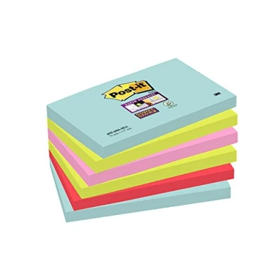 Bild av Blok Post it SS Notes 76x127mm Miami (6 stk.)