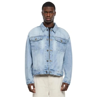 Bild av Urban Classics Heavy Ounce BOXY Jeansjacka, Storlek: Small, New light blue washed
