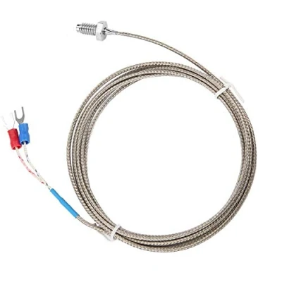 Bild av Temperatursensorkabel, M6 BSW Gänga Temperatursond K Termoelementsensor med 1 5 meter kabel(2M)