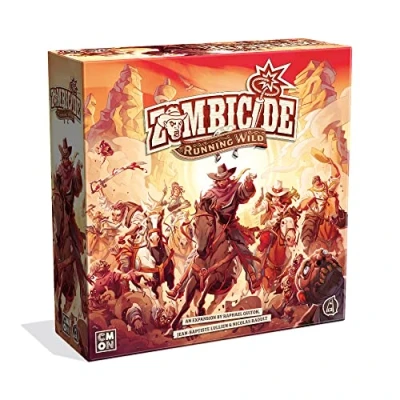 Bild av Zombicide: Undead or Alive brädspel Running Wild Expansion, strategibrädspel, kooperativt spel för vuxna, zombiebrädspel, genomsnittlig speltid 1 timme, tillverkad av CMON