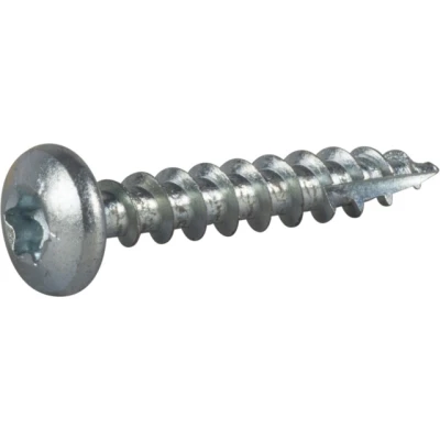 Bild av TRÄSKRUV KULLRIGT HUVUD TX25 HELGÄNGAD FZB 5X30MM 200ST Beijerbygg Byggmaterial