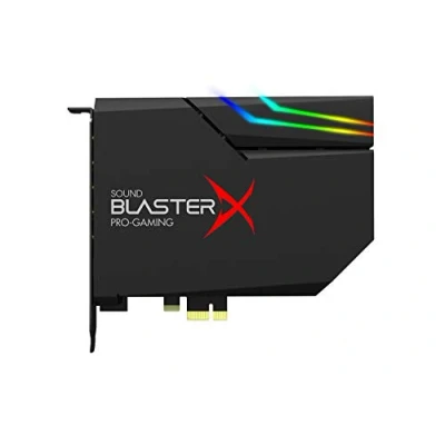 Bild av CREATIVE Sound BlasterX AE 5 Plus SABRE32 högupplösta PCI e spelkort och DAC med 32 bitars/384 kHz, Dolby Digital DTS upp till 122 dB brusavstånd, RGB Aurora belysningssystem