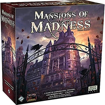 Bild av Fantasy Flight Games, Mansions of Madness Second Edition, Board Game, Ages 14+, 1 5 Players, 120 180 Minute Playing Time