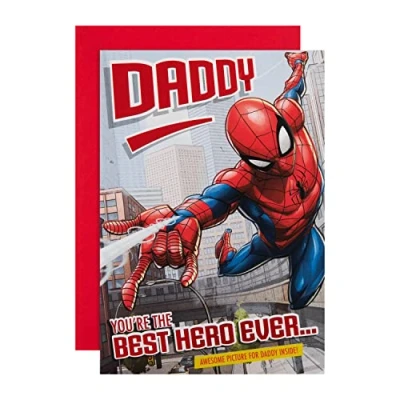 Bild av Hallmark Födelsedagskort för pappor Marvel&#039;s Spider Man design