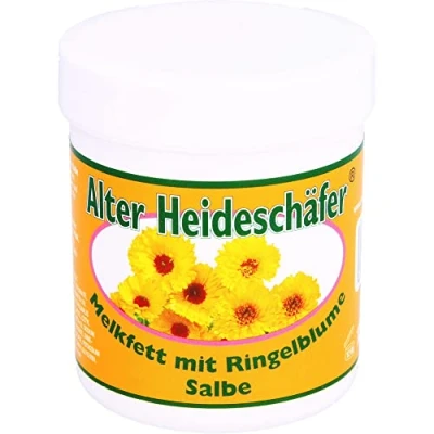 Bild av Melkfett Salbe mit Ringelblume Alter Heideschäfer, 100 ml salva
