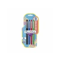 Bild av Paper Mate Flair filtspetspennor Mediumspets (0,7 mm) Sorterade färger 4 stycken