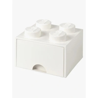 Bild av LEGO® Storage Box with Drawer White 25x25x18 cm