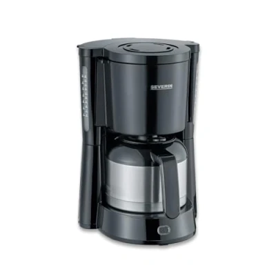 Bild av Severin Kaffebryggare med 1000 W Power KA 4835, svart/borstat rostfritt stål