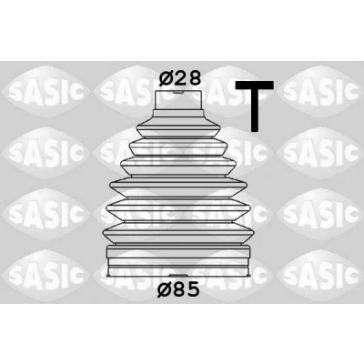 Bild av SASIC 1906130 Soufflet De Cardan côté roue Thermoplastique NISSAN: Qashqai / Qashqai+2 I, X Trail
