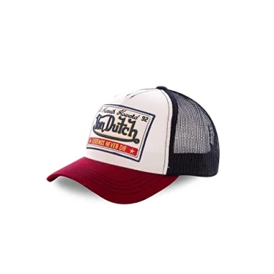 Bild av Von Dutch Justerbar keps för män och kvinnor, lastbilsmössa, atletisk, avslappnad passform alla årstider, Material: Polyester, One size