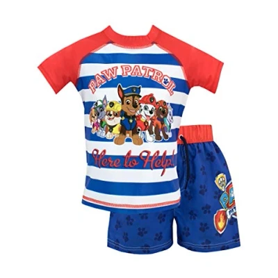 Bild av Paw Patrol Pojkar Baddräkt Blauw 104 cm