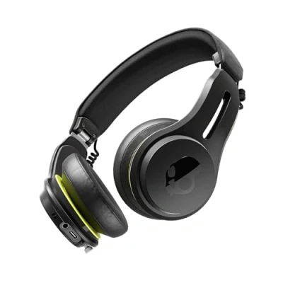 Bild av Skullcandy Icon ANC on ear aktiv brusreducering trådlösa Bluetooth hörlurar, 60 timmars batteri, mikrofon, fungerar med iPhone Android svart