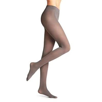Bild av FALKE Damer Pure Matt 50 halv ogenomskinlig DEN hållbar utan mönster 1 st. strumpbyxor, grå (Platinum 3903), S