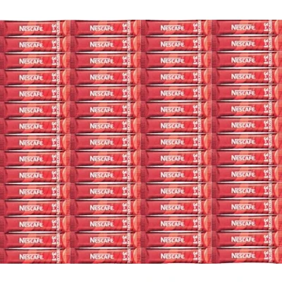 Bild av Nescafe 3 i 1 original EU gjort långt utgångsdatum individuella snabbkaffepåsar (100 påsar)