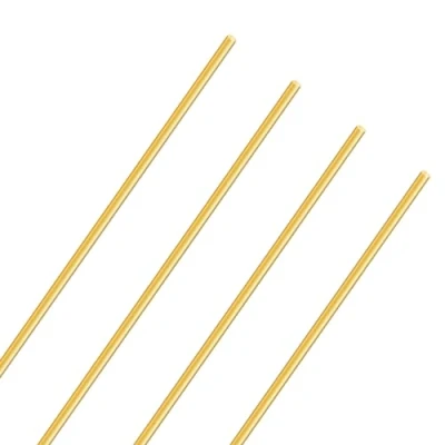 Bild av LAVMHAB mässingstav 3 mm x 350 mm, mässing massiv rund stav för gör det själv hantverk (4 stycken)