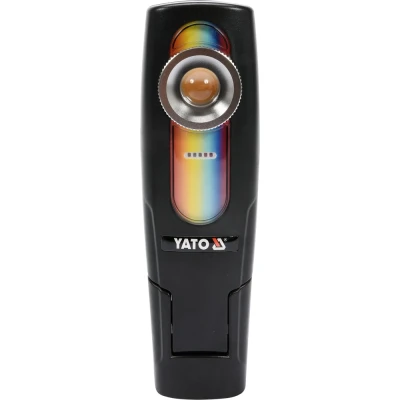 Bild av YATO YT 08509 Lampes manuelles LED 400/200 avec batterie rechargeable, magnétique, chargeur