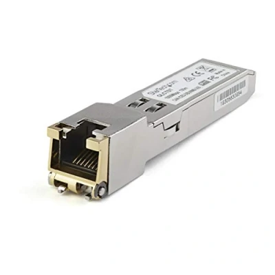 Bild av StarTech.com SFP1GEFEETST Juniper SFP 1GE FE E T Compatible Module 1000BASE to RJ45 Cat6/Cat5e Gigabit Ethernet RJ 45 100m