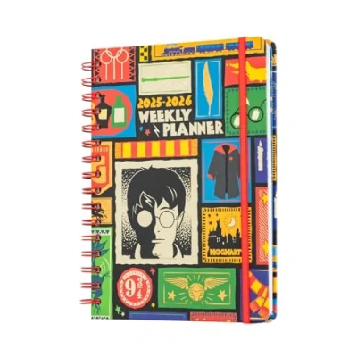 Bild av Grupo Erik A5 Academic Diary 2025 2026 Week To View Harry Potter Stationery Back School Planner Student, Mid Year Gifts