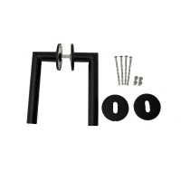 Bild av Home&gt;it Door handle With V 19 mm. Matt Black