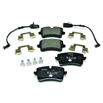 Bild av HELLA 8DB 355 015 201 Jeu de plaquettes frein contact signal d&#039;usure inclus avec vis d&#039;étrier accessoires AUDI: A8 D4