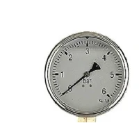 Bild av Erik Færgemann Pressure gauge 1/2xø100 0 16 bar lm w/glycerine