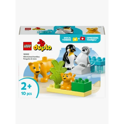 Bild av LEGO DUPLO Town 10442 Vilda djurfamiljer: Pingviner och lejon