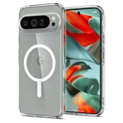 Bild av Spigen Ultra Hybrid TPU Magfit Back Cover Transparent Google Pixel 9 Pro XL