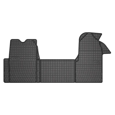 Bild av FROGUM D00700 Ensemble de tapis sol Caoutchouc avant 4 noir Sur mesure RENAULT: MASTER 2 Kasten, 3 Bus, OPEL: Movano B Van