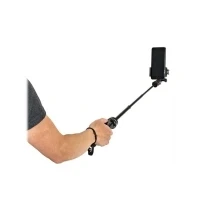 Bild av Joby GripTight Pro TelePod JB01534 BWW, stativ för smartphone/iPhone/actionkamera/kamera, Bluetooth fjärrkontroll, monopod, selfiepinne, vlogging med kulhuvud/klämma, 1 kg belastning, 6,35 mm fäste, 360