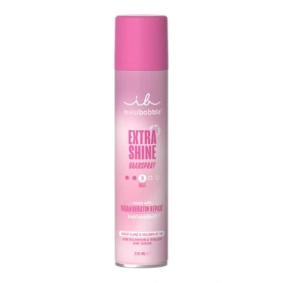 Bild av invisibobble Extra Shine hårspray, omedelbar glans, UV skydd, inget lim, starkt grepp, vegansk, för alla hårtyper, 200 ml