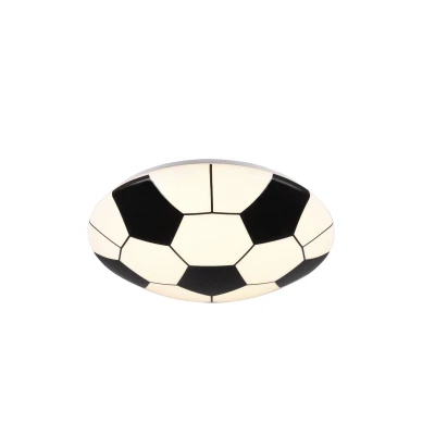 Bild av Taklampa Fotboll Led Ljuskrona Pojkar Sovrum Lekrum Hängande I Tak och Vägg D.36