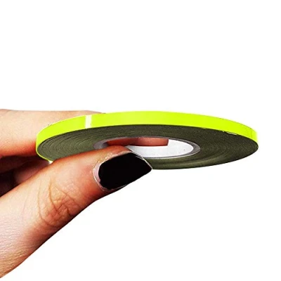 Bild av 4R Quattroerre.it 10460 trim ränder självhäftande remsor för bilar, neongul, 3 mm x 10 m