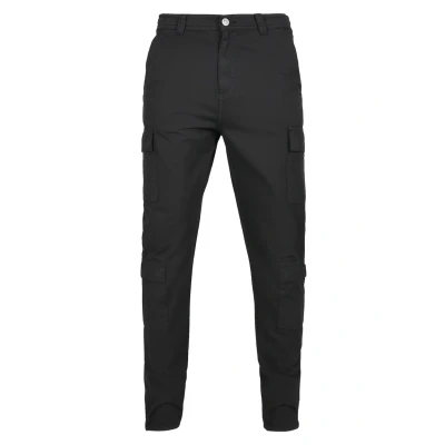 Bild av Urban Classics Tapered Double Cargo Pants fritidsbyxor för män, svart, 32 Slim