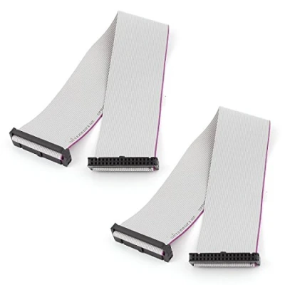 Bild av sourcing map 2 st FC34P 34 Pin IDC hylsa förlängningskablar platt bordsduk 30 cm 12 tum