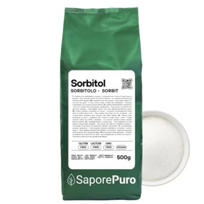 Bild av Saporepuro SORBITOL i pulverform 500 gr alternativt socker med lågt glykemiskt index