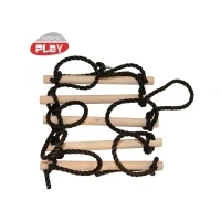 Bild av Nordic Play Repstege 5 steg m/ svart rep