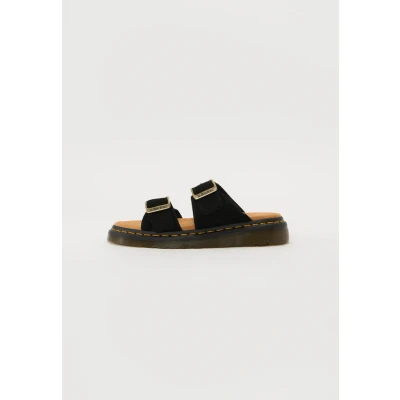 Bild av Dr. Martens Josef Unisex Tofflor &amp; inneskor black, Storlek: 38, Black Mocka