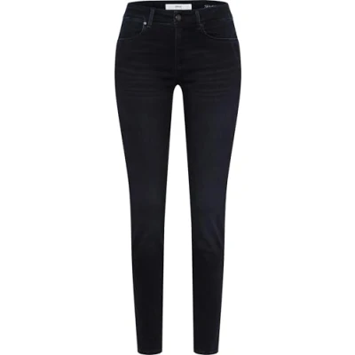 Bild av BRAX Dam stil Ana Sensation hållbara fem fickor tubjeans med push up effekt jeans, Begagnad mörkblå, 29W x 30L