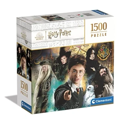 Bild av Clementoni Adult Puzzle 80507 Pussel 1500 Harry Potter, 14 99 år, för vuxna