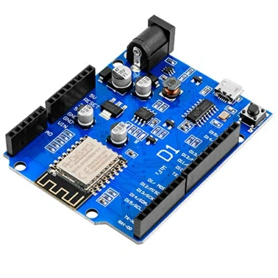 Bild av AZDelivery D1 Board NodeMCU ESP8266MOD 12F WiFi Wlan Modul kompatibel med Arduino inklusive e bok!