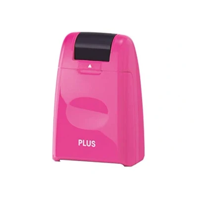 Bild av PLUS Japan IS 500CM &quot;Guard Your ID Camouflage&quot; rullstämpel rosa
