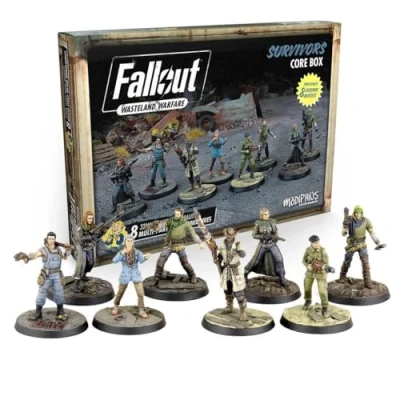 Bild av Modiphius Entertainment Fallout Wasteland Warfare Survivors: Core Box Miniatures Unpainted