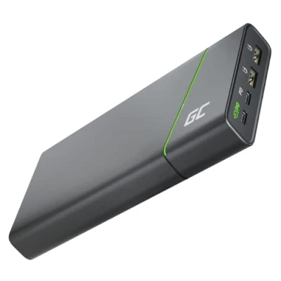 Bild av Green Cell Powerbank GC PowerPlay Ultra 26800mAh 128W 4 portars Externt Batteri med Snabbladdning QC USB, Power Delivery USB C 65W Kompatibel Laptop, MacBook, iPad, iPhone, Galaxy, Switch