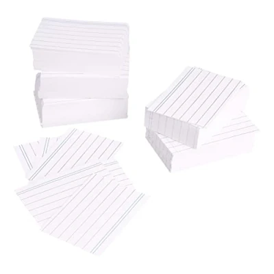 Bild av Amazon Basics A8 (7,4 x 5,2 cm) indexkort, vita (förpackning med 1 000)